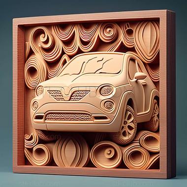 3D мадэль Fiat 500X (STL)